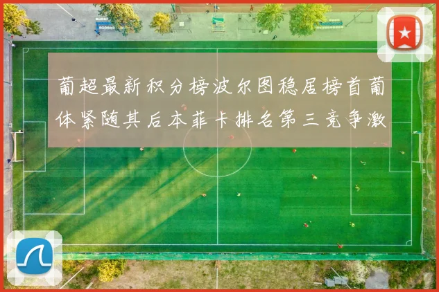 葡超最新积分榜波尔图稳居榜首葡体紧随其后本菲卡排名第三竞争激烈